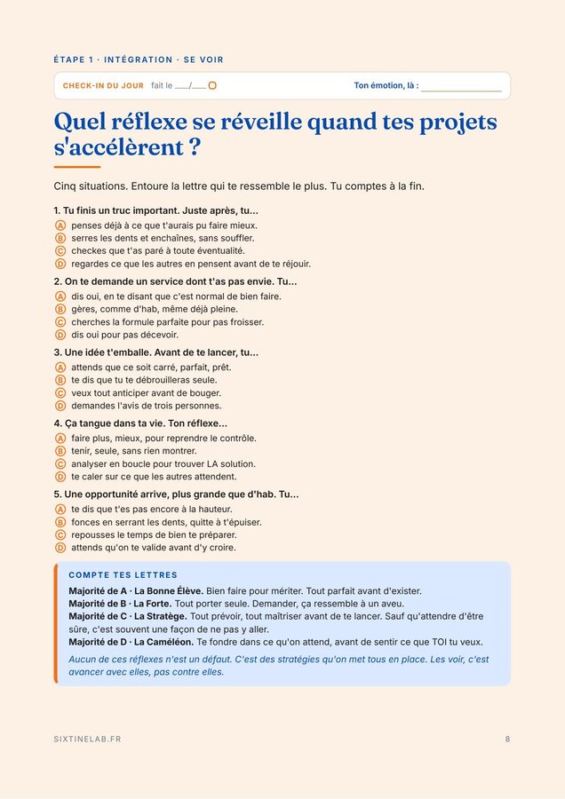 Page quiz des réflexes du carnet d'été